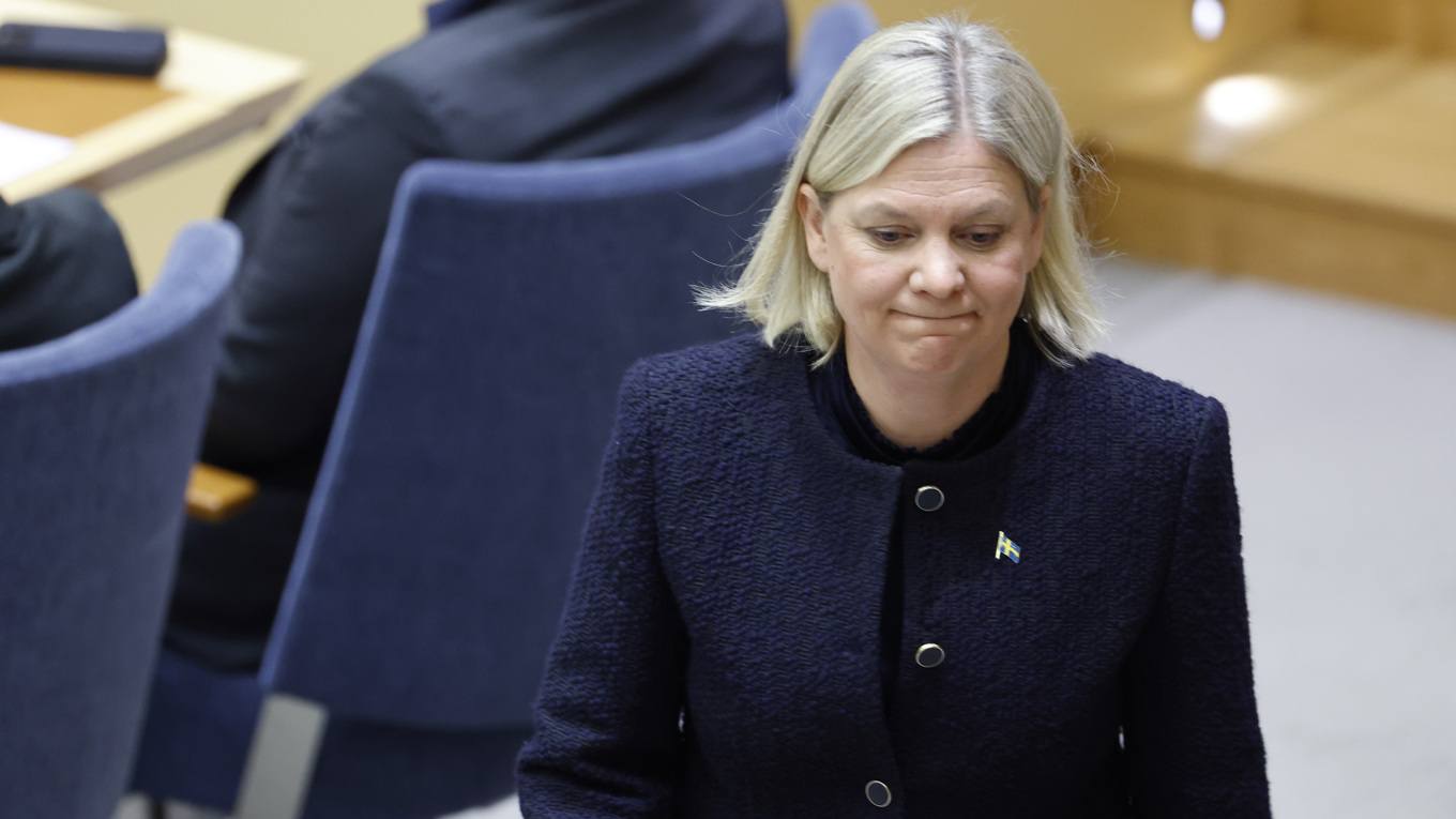 Sjunkande F rtroende F r Magdalena Andersson