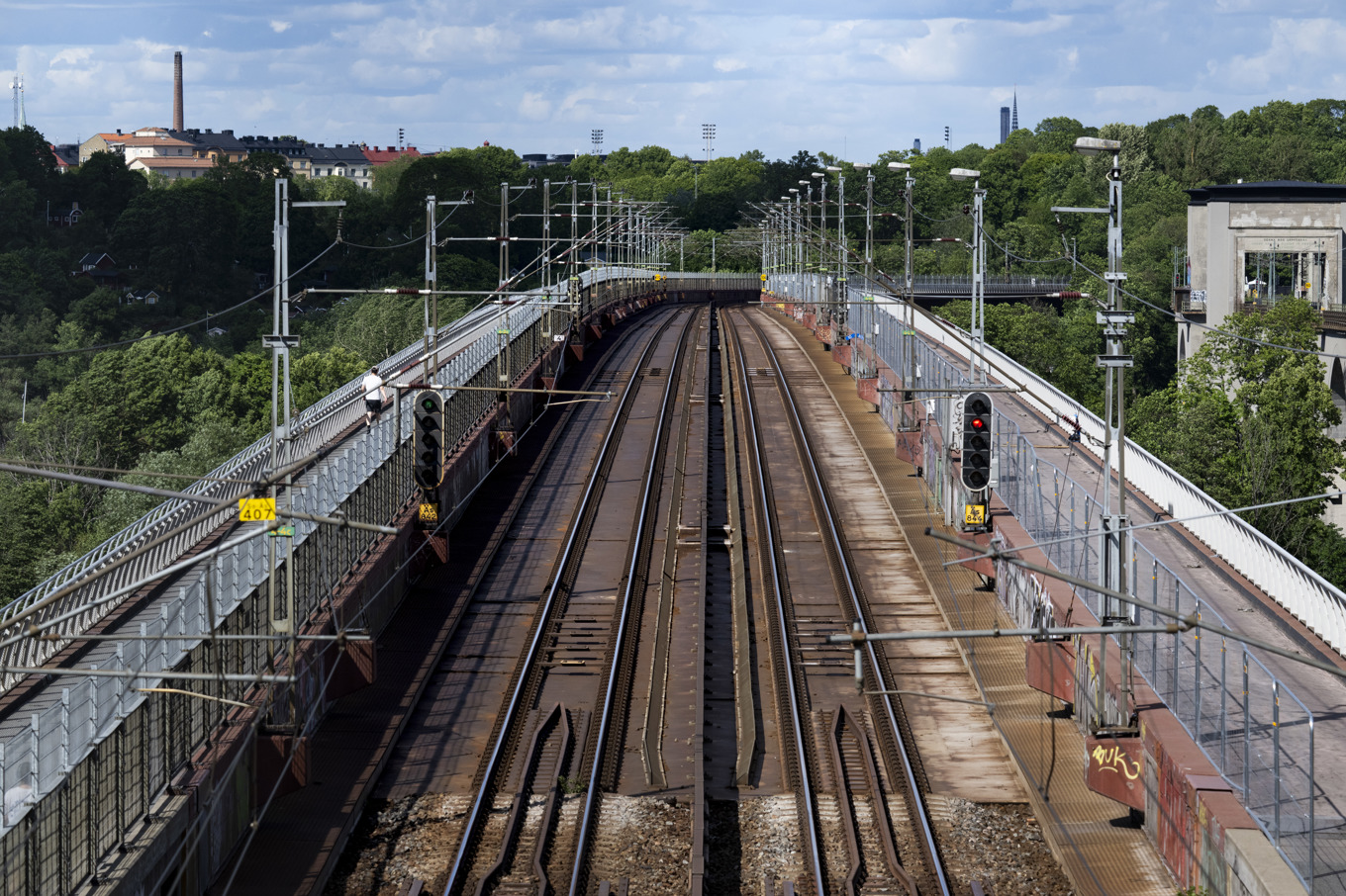 Tågstopp mellan Stockholm och Göteborg