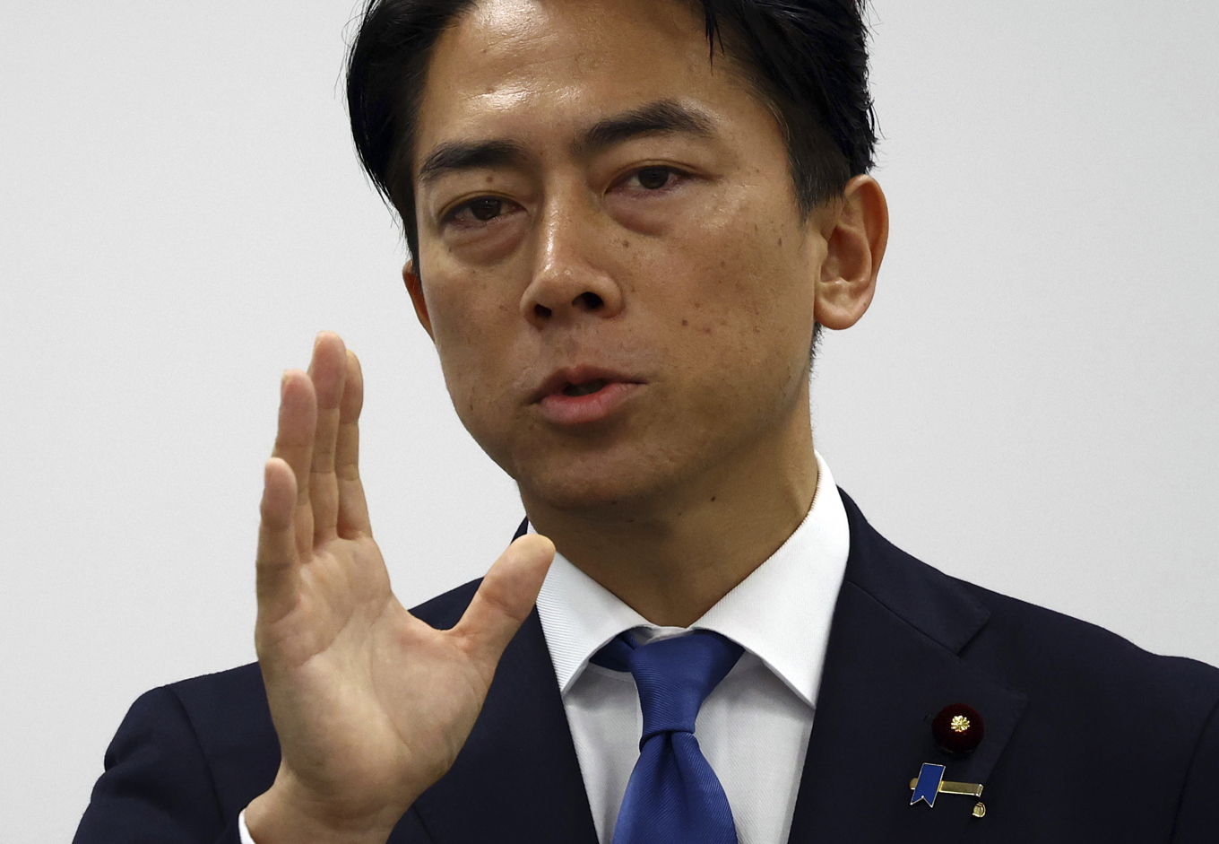 Japans försvarsminister Shinjiro Koizumi. Arkivbild. Foto: Issei Kato/AP/TT