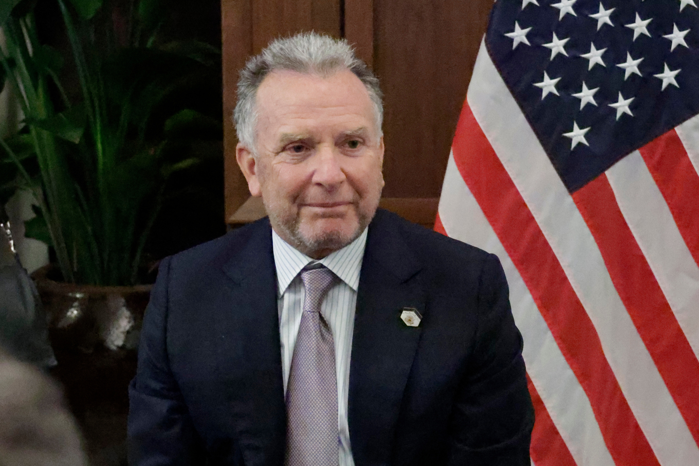 USA:s särskilda sändebud Steve Witkoff under ett möte i november. Foto: Terry Renna/AP/TT